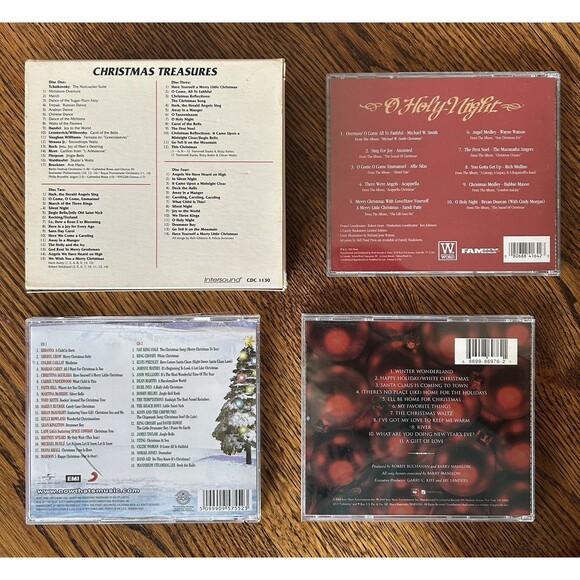 Assortment of 8 CD Christmas Songs (Christmas Treasures Vol 1 Has 4 CD's) - Picture 2 of 2